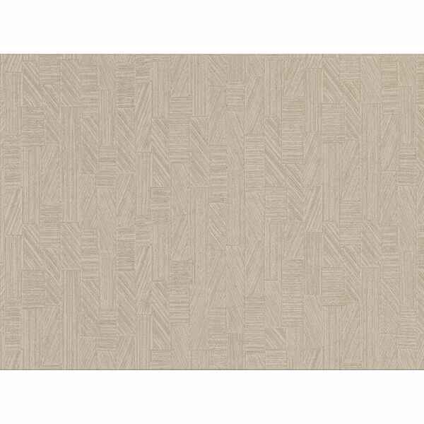 Kensho Beige Parquet Wood Wallpaper - York Wallcoverings - 2830-2756