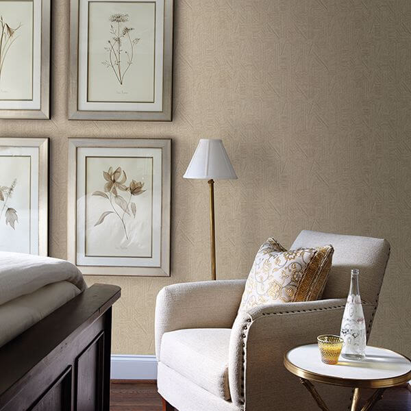 kensho-beige-parquet-wood-wallpaper-york-wallcoverings-2830-2756 - York Wallcoverings Papel pintado