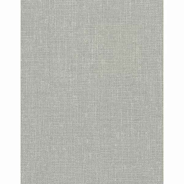 Arya Sage Fabric Texture Wallpaper - York Wallcoverings - 2830-2768