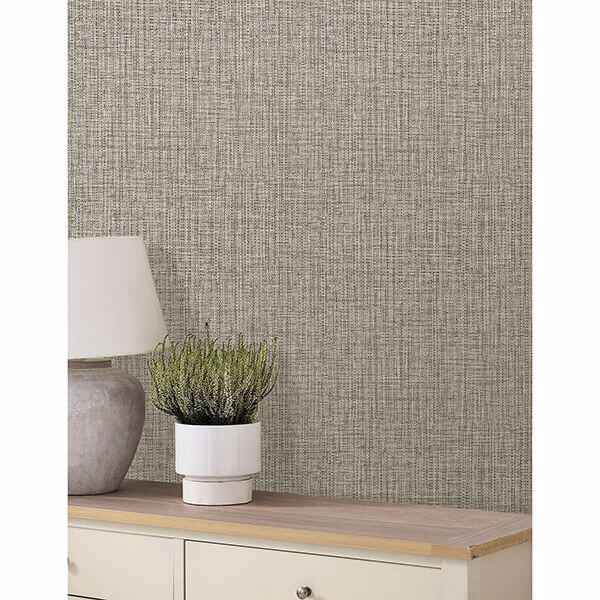Rattan Coffee Woven Wallpaper - York Wallcoverings - 2908-24941 - York Wallcoverings Wallpaper