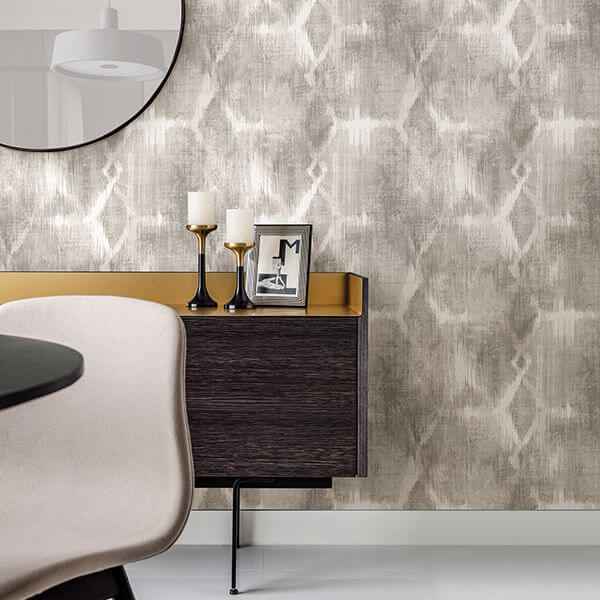 Perspective Grey Abstract Geometric Wallpaper - York Wallcoverings - 2908-87112 - York Wallcoverings Wallpaper
