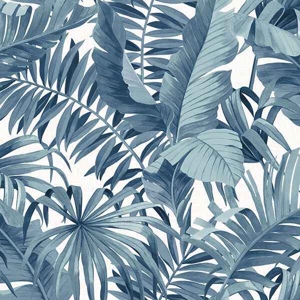 Blue Maui Peel and Stick Wallpaper - York Wallcoverings - NUS3148 - York Wallcoverings Wallpaper
