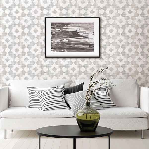 Babylon Metallic Abstract Floral Wallpaper - York Wallcoverings - 2902-25523 - York Wallcoverings Wallpaper