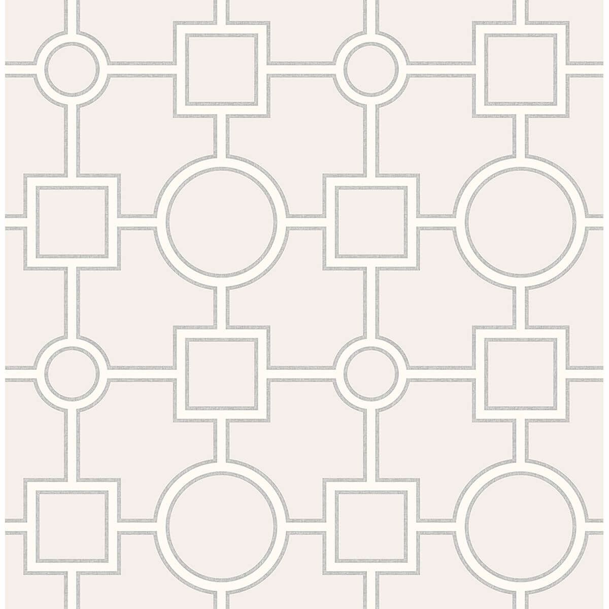 matrix-light-grey-geometric-wallpaper-york-wallcoverings-2625-21809 - York Wallcoverings Wallpaper
