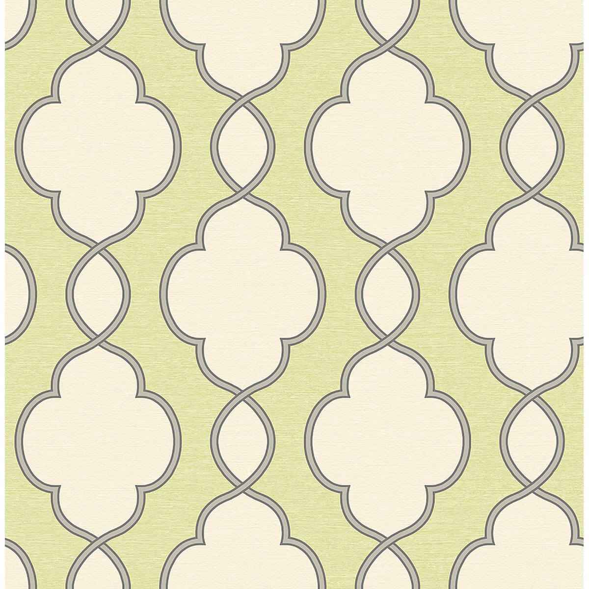 Structure Green Chain Link Wallpaper - York Wallcoverings - 2625-21823