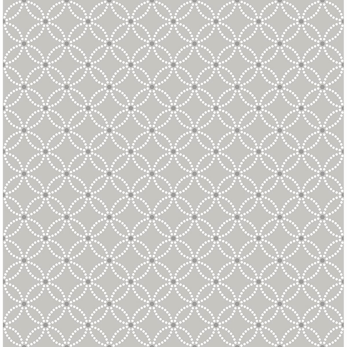 kinetic-grey-geometric-floral-wallpaper-york-wallcoverings-2625-21843 - York Wallcoverings Papel pintado