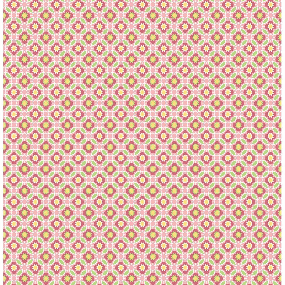 audra-pink-floral-wallpaper-york-wallcoverings-2657-22245 - York Wallcoverings Papel pintado