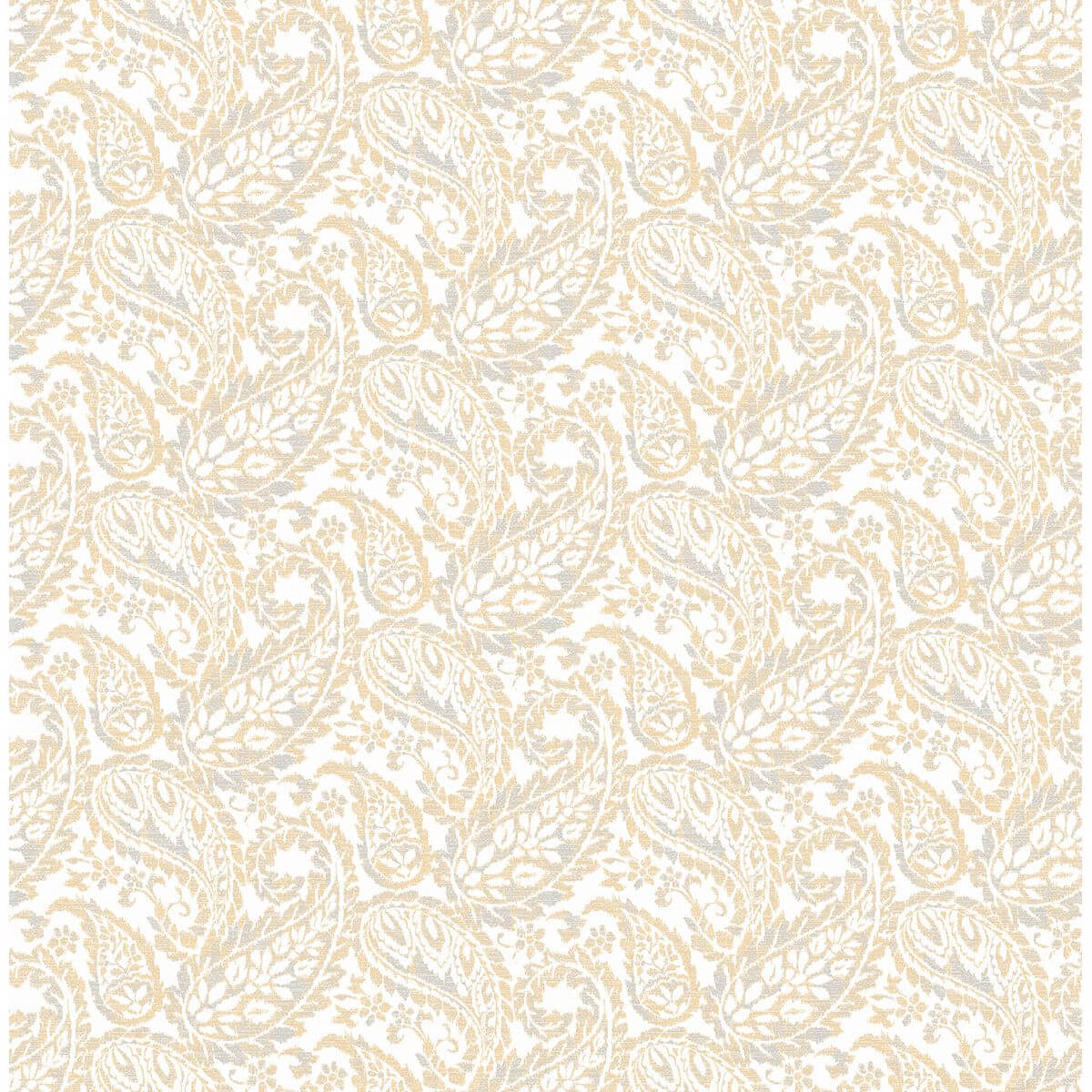 adrian-honey-paisley-wallpaper-york-wallcoverings-2657-22214 - York Wallcoverings Wallpaper