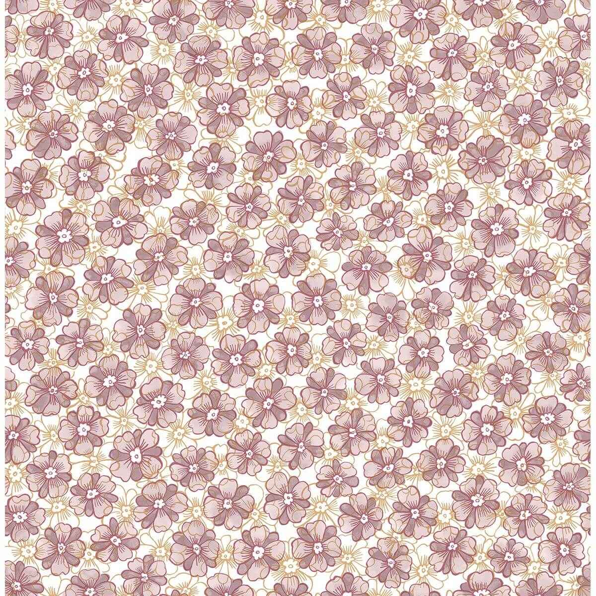 Allison Lavender Floral Wallpaper - York Wallcoverings - 2657-22226 - York Wallcoverings Wallpaper
