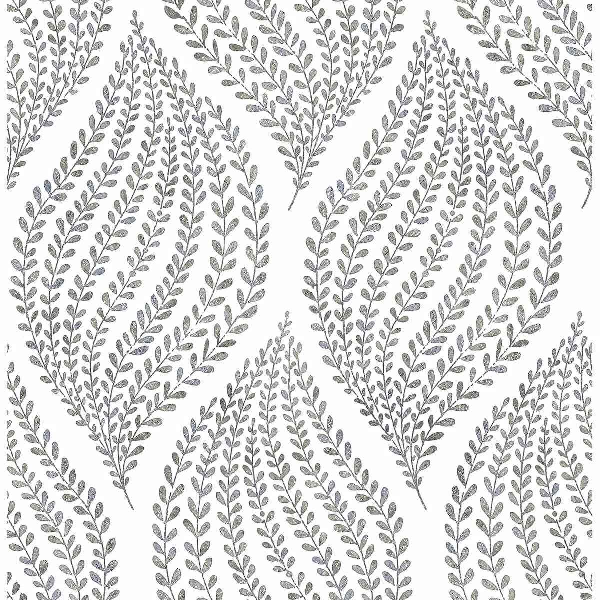 Arboretum Fog Leaves Wallpaper - York Wallcoverings - 2656-004062 - York Wallcoverings Wallpaper