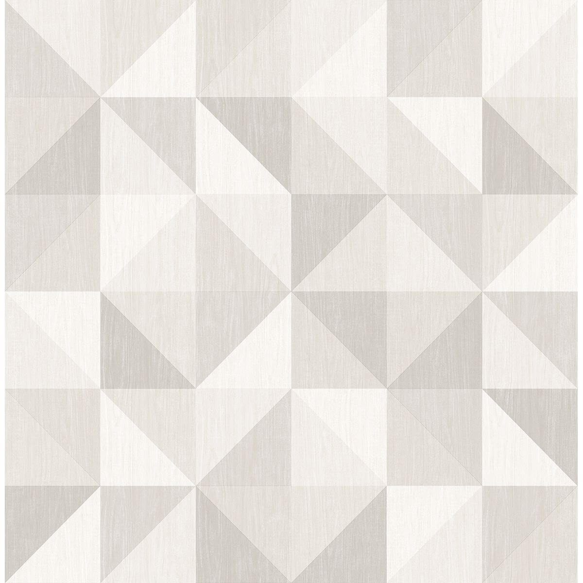 puzzle-light-grey-geometric-wallpaper-york-wallcoverings-2697-22625 - York Wallcoverings Wallpaper