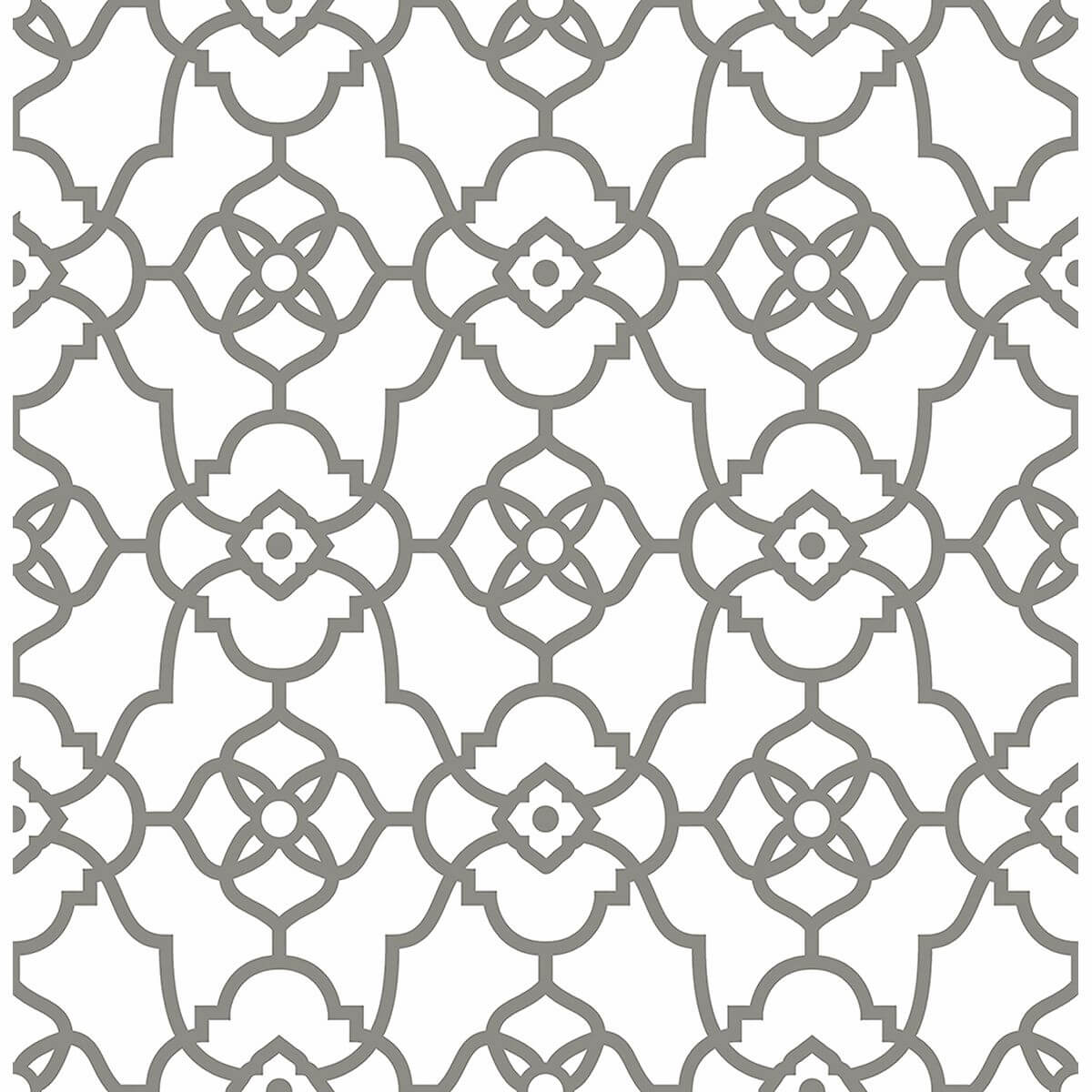 atrium-grey-trellis-wallpaper-york-wallcoverings-2702-22720 - York Wallcoverings Wallpaper