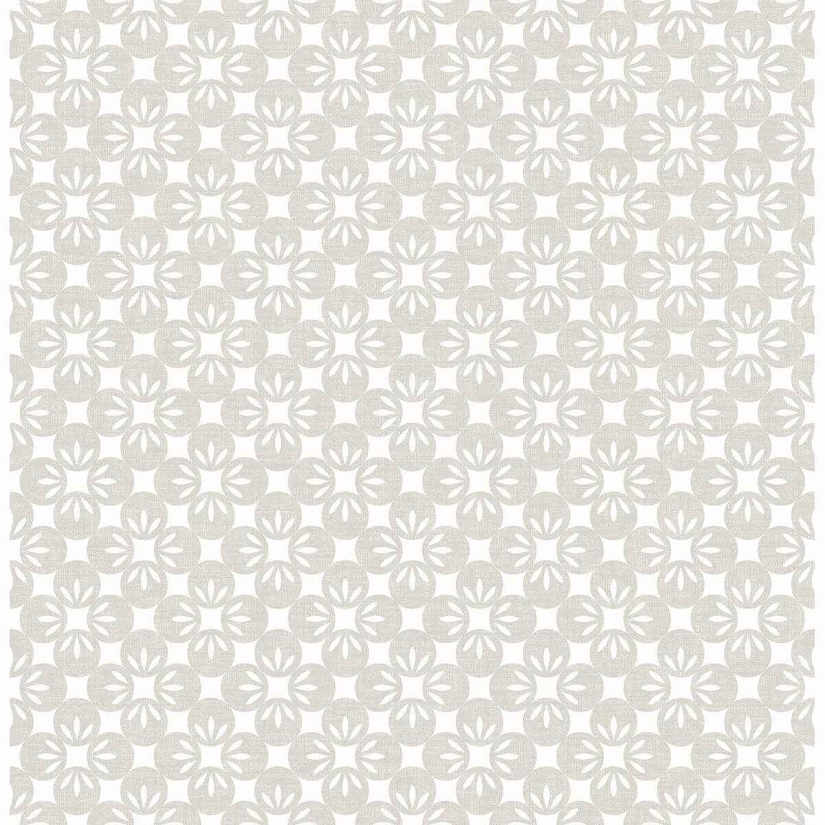 Orbit Neutral Floral Wallpaper - York Wallcoverings - 2716-23829 - York Wallcoverings Wallpaper