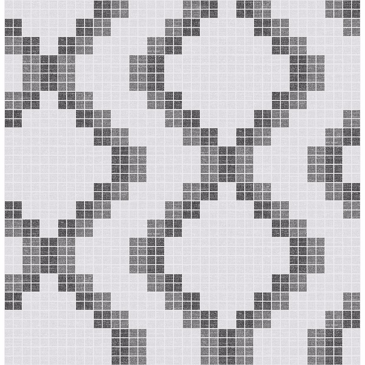 Mosaic Black Grid Wallpaper - York Wallcoverings - 2716-23864 - York Wallcoverings Wallpaper