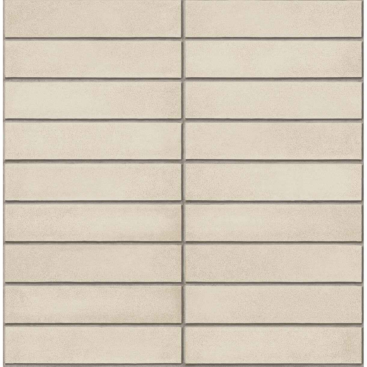 Midcentury Modern Bone Brick Wallpaper - York Wallcoverings - 2540-24024 - York Wallcoverings Wallpaper