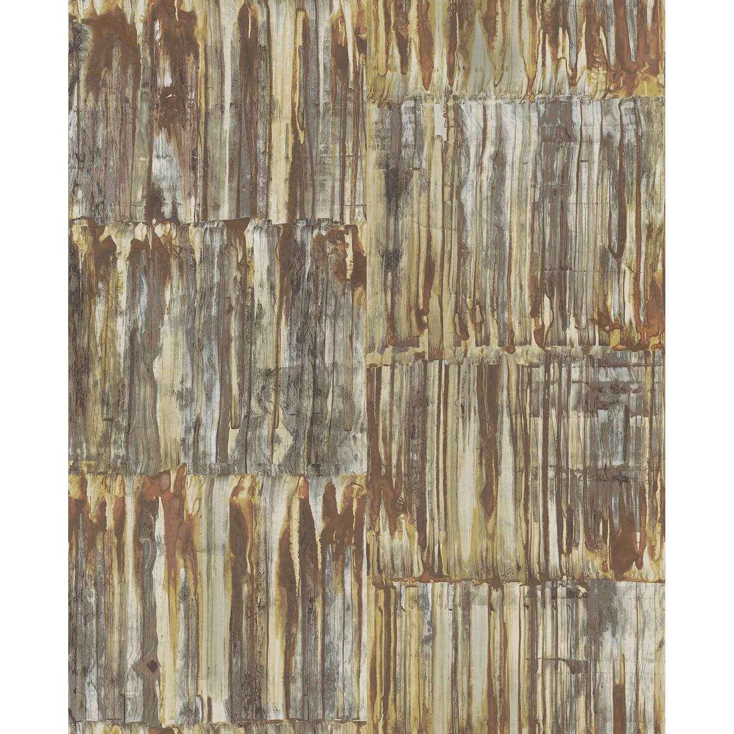 Patina Panels Copper Metal Wallpaper - York Wallcoverings - 2540-24063 - York Wallcoverings Wallpaper