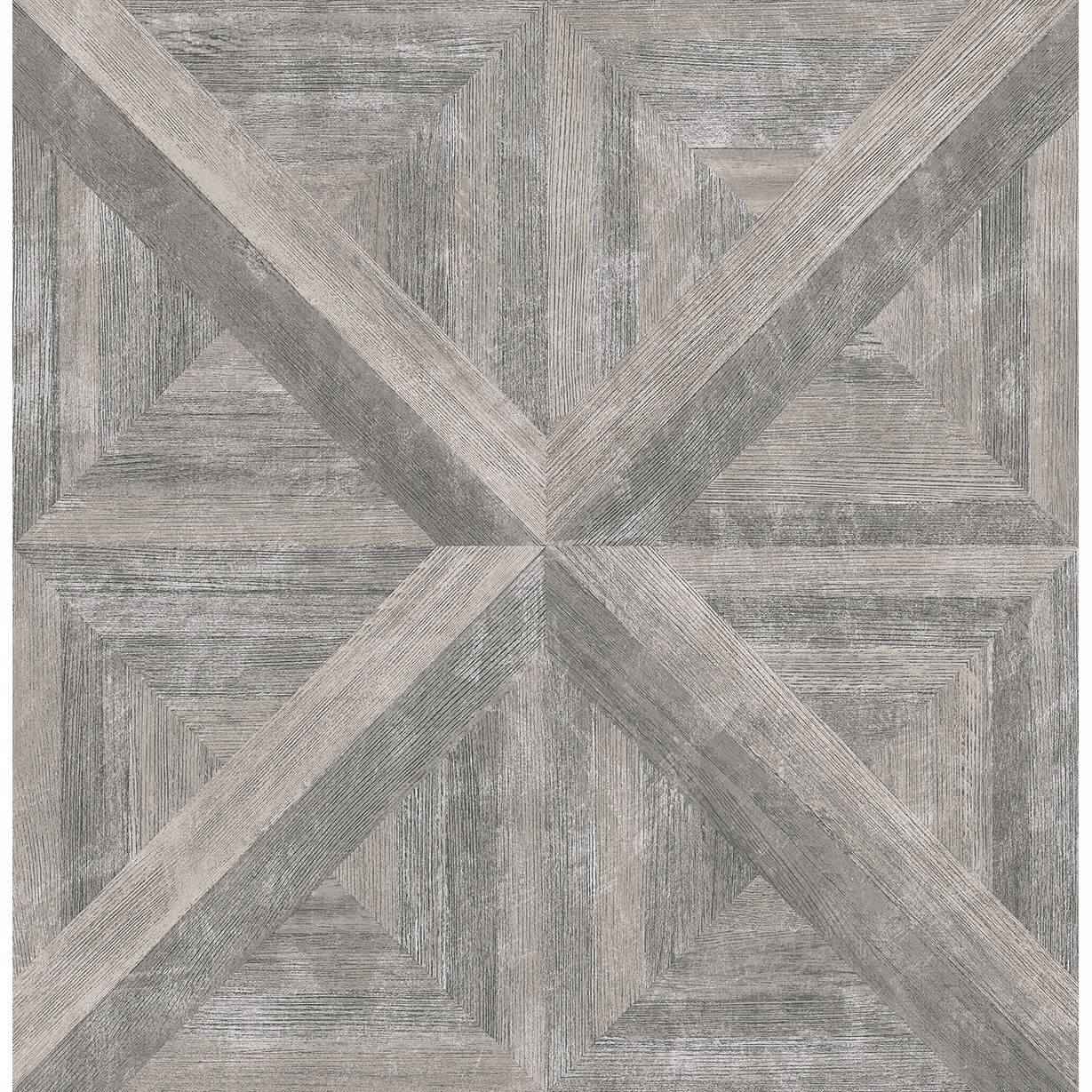 Carriage House Taupe Wood Wallpaper - York Wallcoverings - 2540-24018