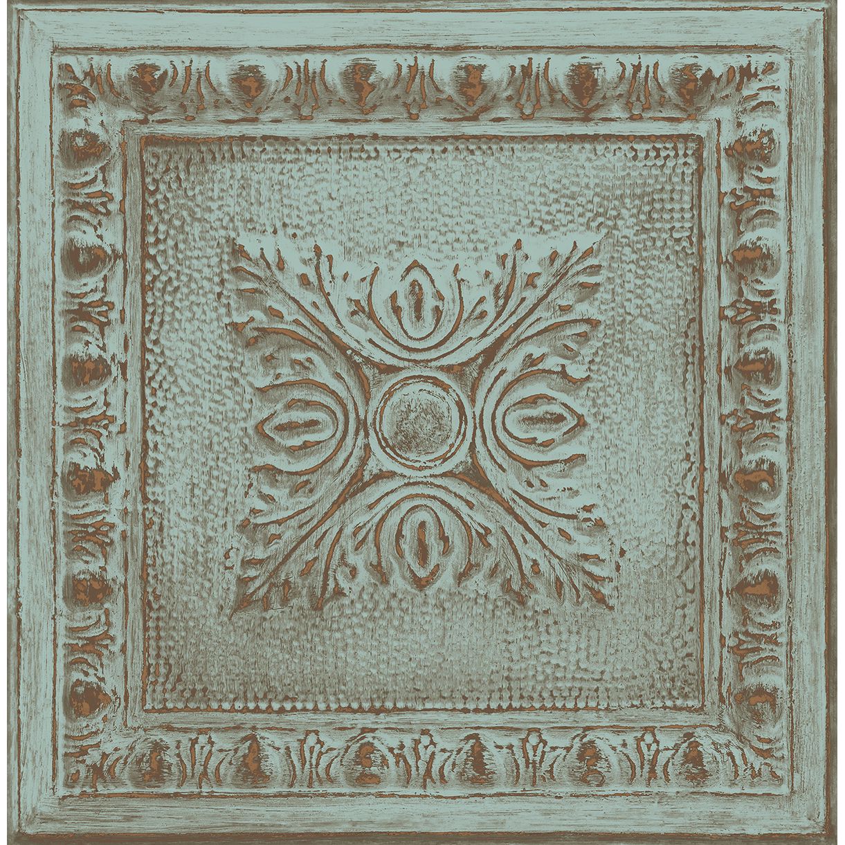 ornamental-turquoise-tin-tile-wallpaper-york-wallcoverings-2540-24032