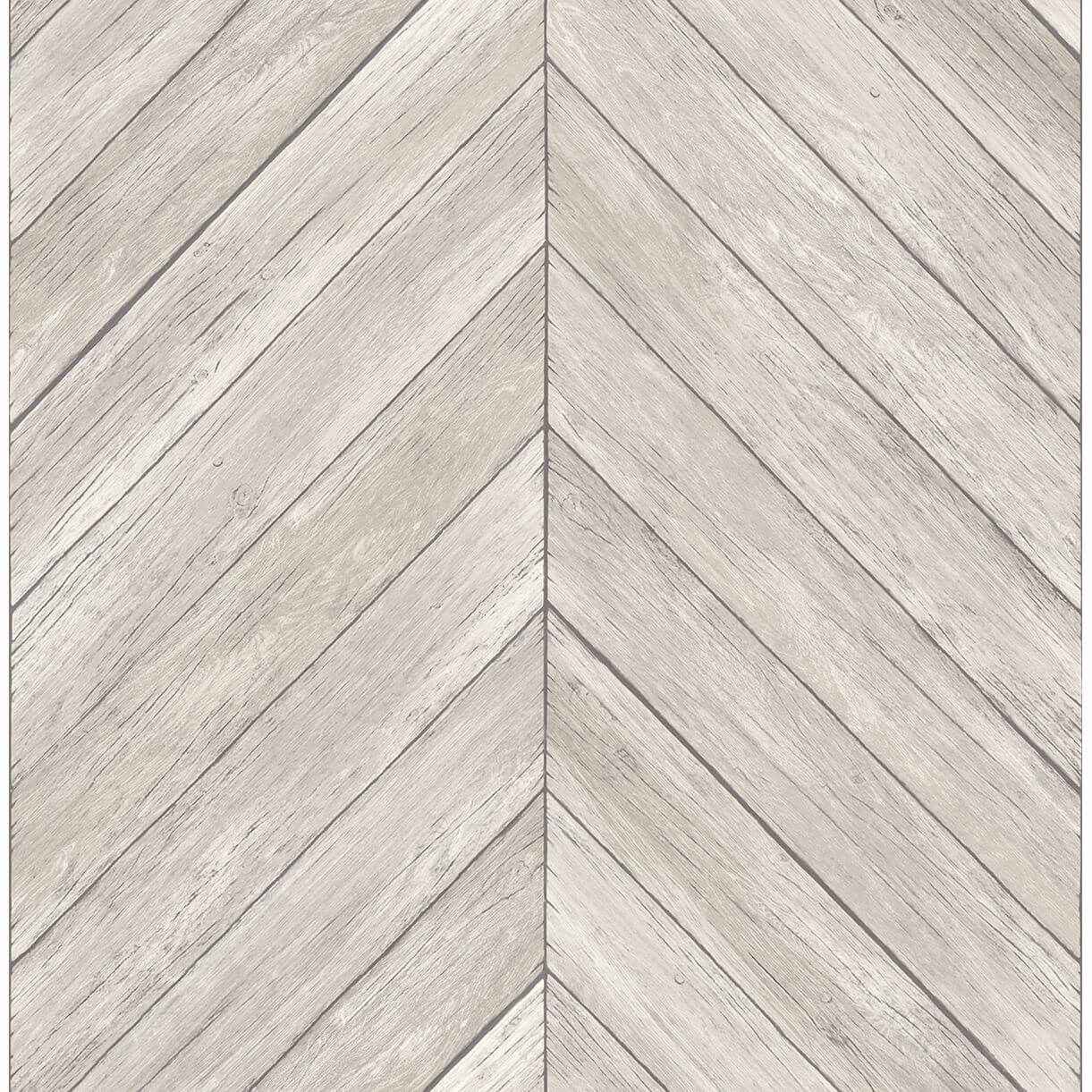 Parisian Dove Parquet Wallpaper - York Wallcoverings - 2540-24005