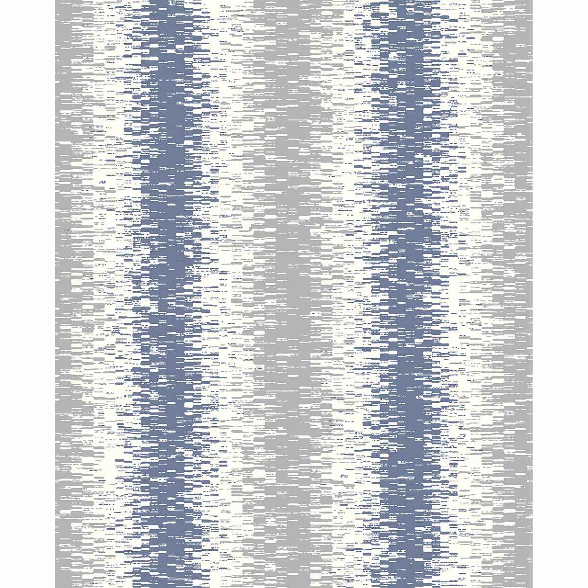 Quake Blue Abstract Stripe Wallpaper - York Wallcoverings - 2782-24521