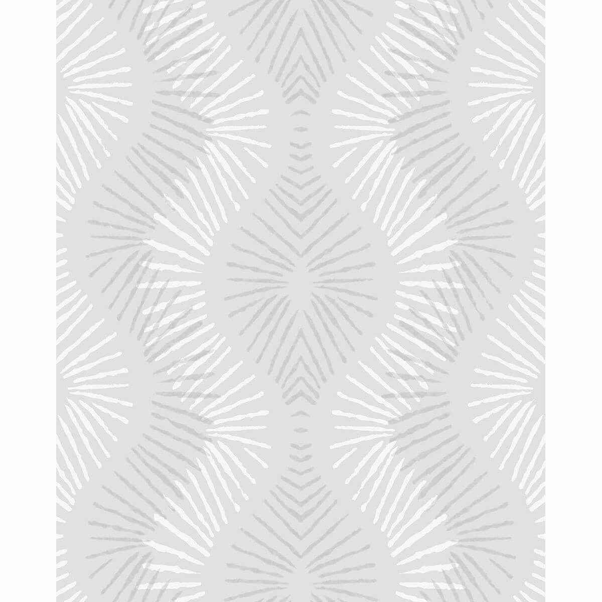Feliz Silver Beaded Ogee Wallpaper - York Wallcoverings - 2793-87327