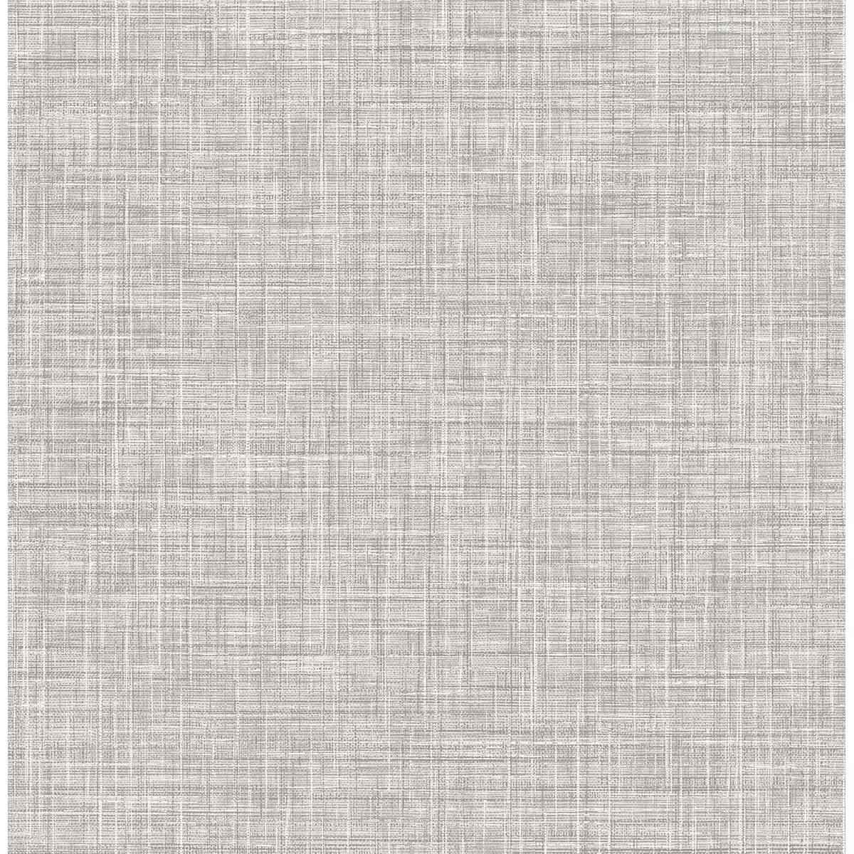 Poise Grey Linen Wallpaper - York Wallcoverings - 2793-24270