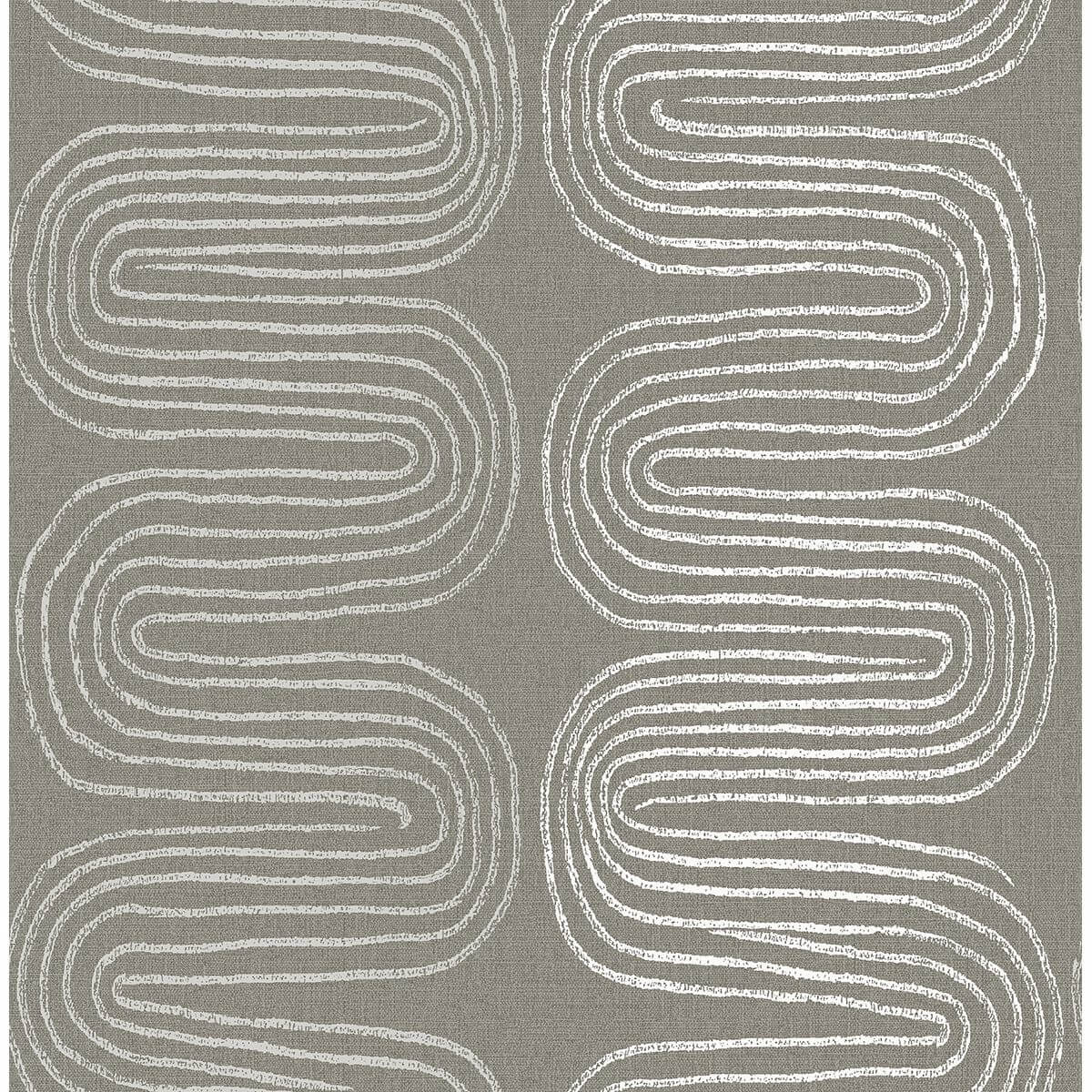 zephyr-brown-abstract-stripe-wallpaper-york-wallcoverings-2793-24740 - York Wallcoverings Wallpaper