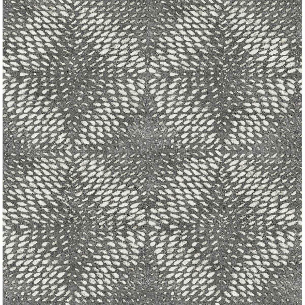 Ethos Pewter Abstract Wallpaper - York Wallcoverings - 2793-24730 - York Wallcoverings Wallpaper