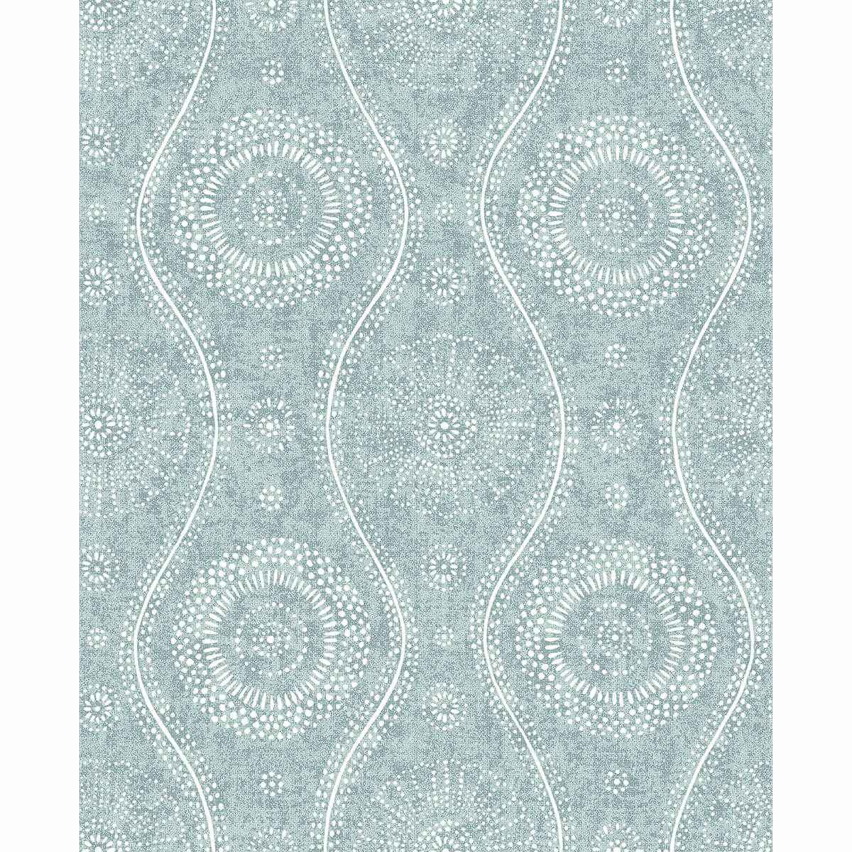 Aqua Painterly Wallpaper - York Wallcoverings - 2785-24803