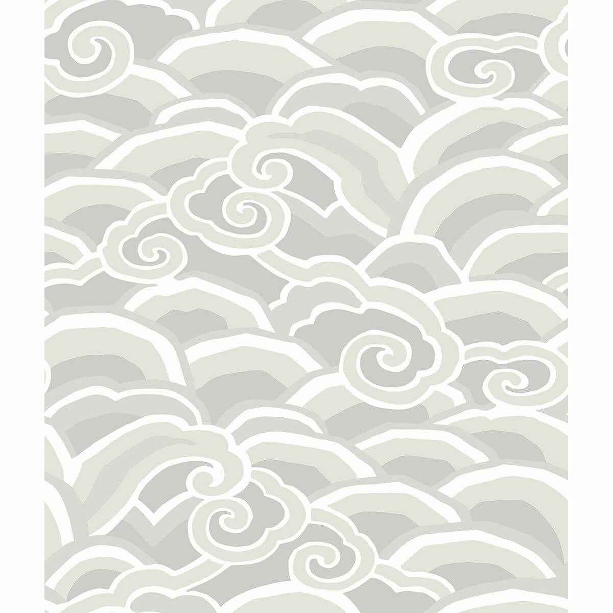 Platinum Platinum Decowave Wallpaper - York Wallcoverings - 2785-24842