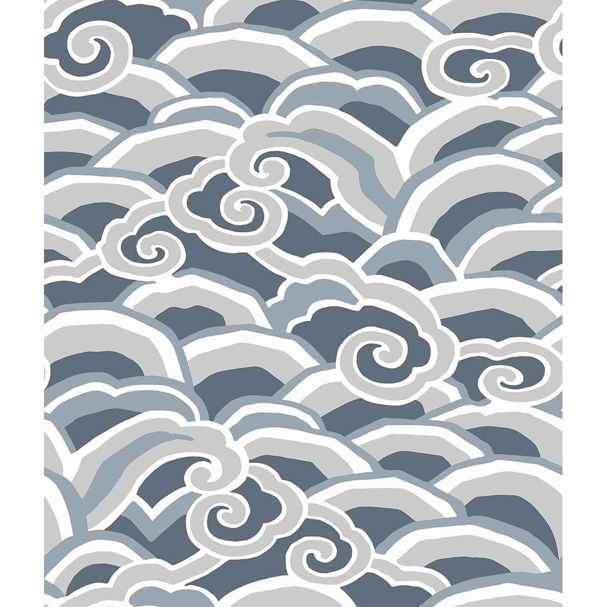 Denim Denim Decowave Wallpaper - York Wallcoverings - 2785-24840 - York Wallcoverings Wallpaper