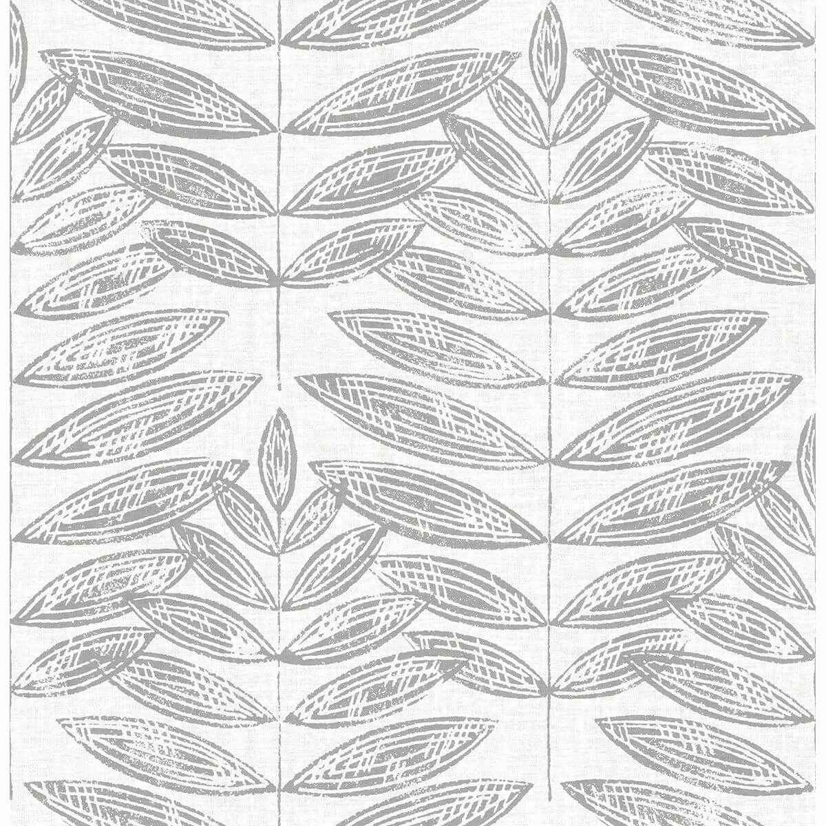 Akira Dove Leaf Wallpaper - York Wallcoverings - 2821-25101 - York Wallcoverings Wallpaper