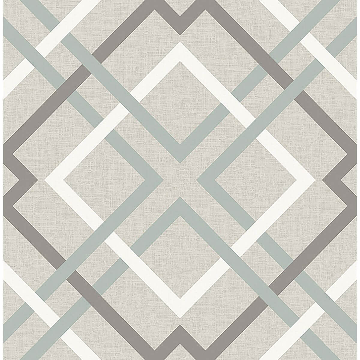 saltire-emile-taupe-lattice-wallpaper-york-wallcoverings-2901-22649 - York Wallcoverings Papel pintado