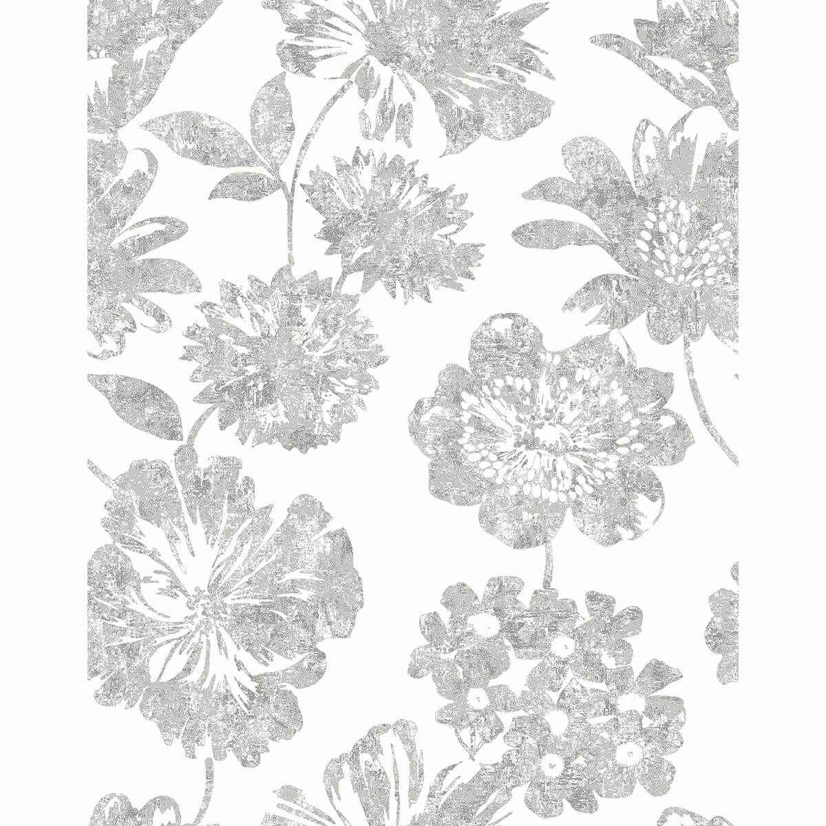 Folia Taupe Floral Wallpaper - York Wallcoverings - 2901-25416 - York Wallcoverings Wallpaper