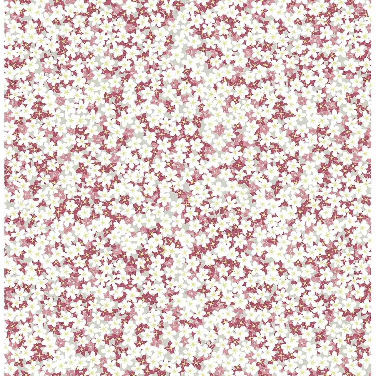 Giverny Pink Miniature Floral Wallpaper - York Wallcoverings - 2901-25446 - York Wallcoverings Wallpaper