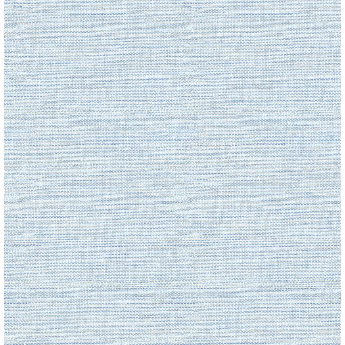 Agave Bliss Sky Blue Faux Grasscloth Wallpaper - York Wallcoverings - 2901-24283