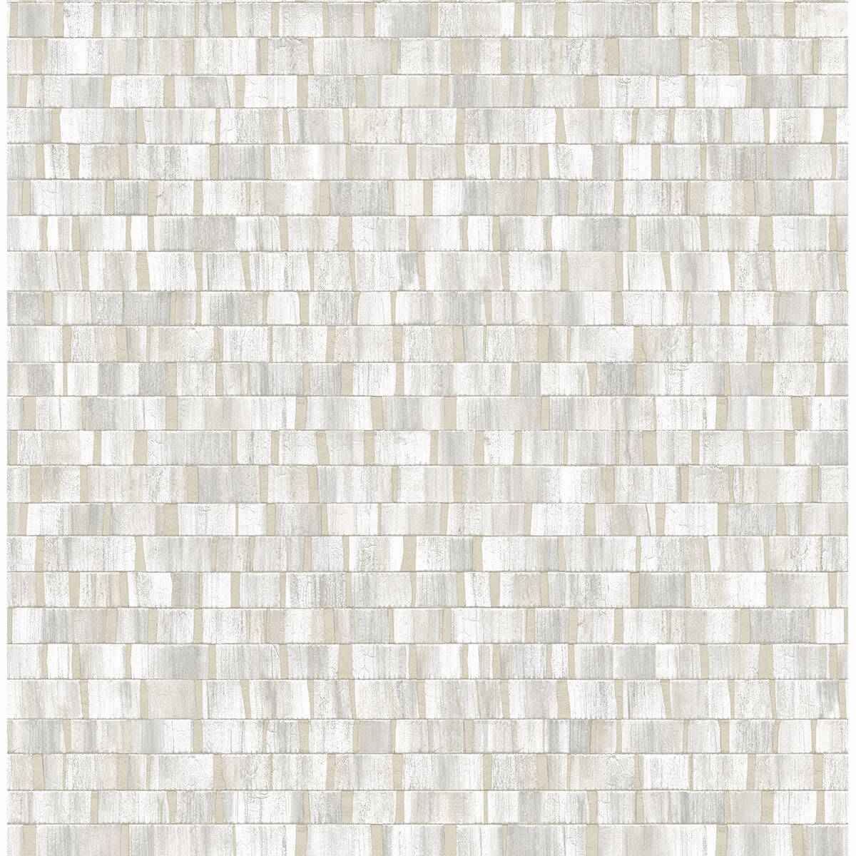 Dobby Light Grey Geometric Wallpaper - York Wallcoverings - 2908-24922