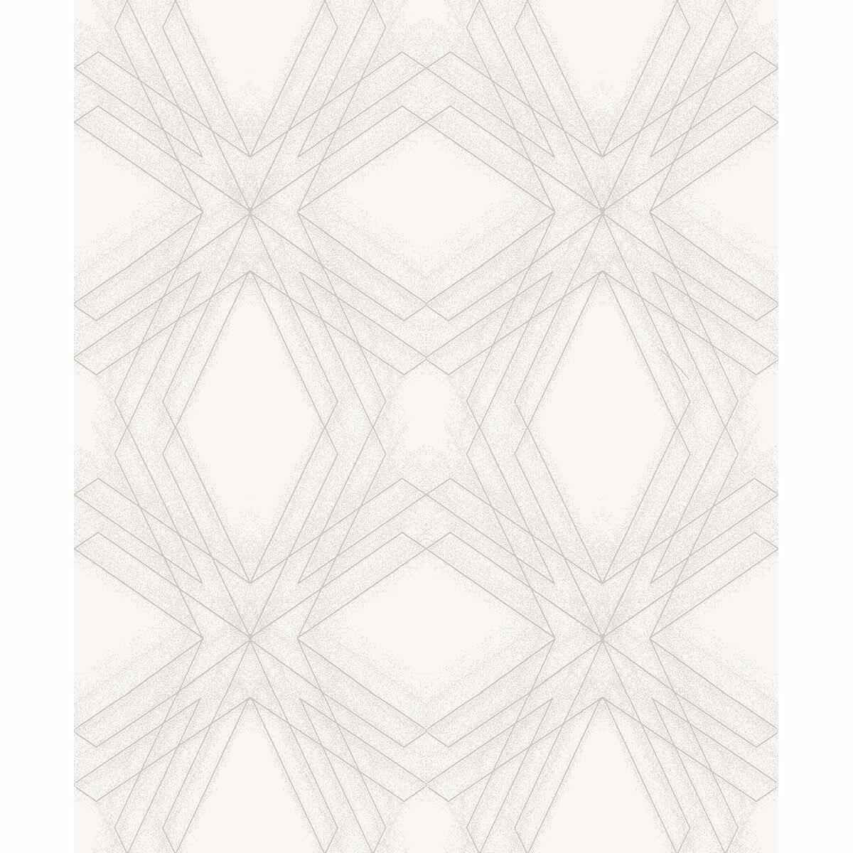 Relativity Off White Geometric Wallpaper - York Wallcoverings - 2908-87105 - York Wallcoverings Wallpaper