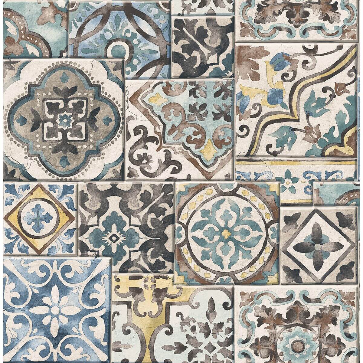 estrada-blue-marrakesh-tiles-wallpaper-york-wallcoverings-2922-22315