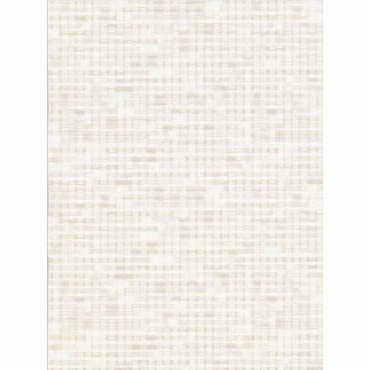 Clarice Cream Distressed Faux Linen Wallpaper - York Wallcoverings - 2909-IH-23601 - York Wallcoverings Wallpaper