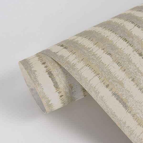 Annabeth Beige Distressed Stripe Wallpaper - York Wallcoverings - 2909-DWP0073-05 - York Wallcoverings Wallpaper