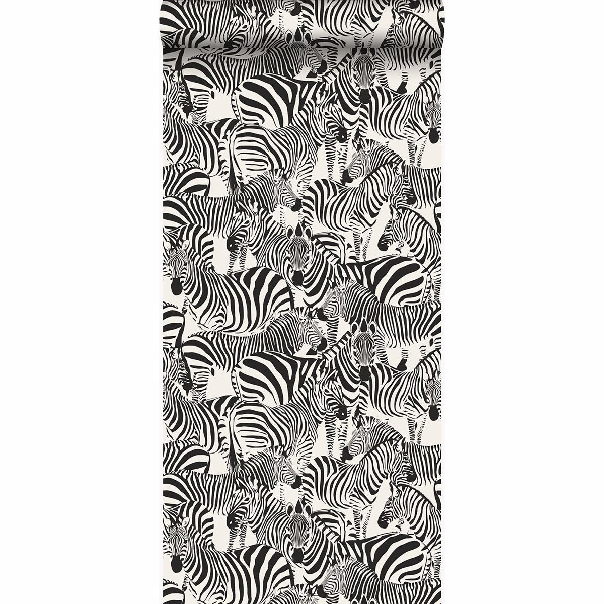 jemima-black-zebra-wallpaper-york-wallcoverings-dd347453 - York Wallcoverings Wallpaper