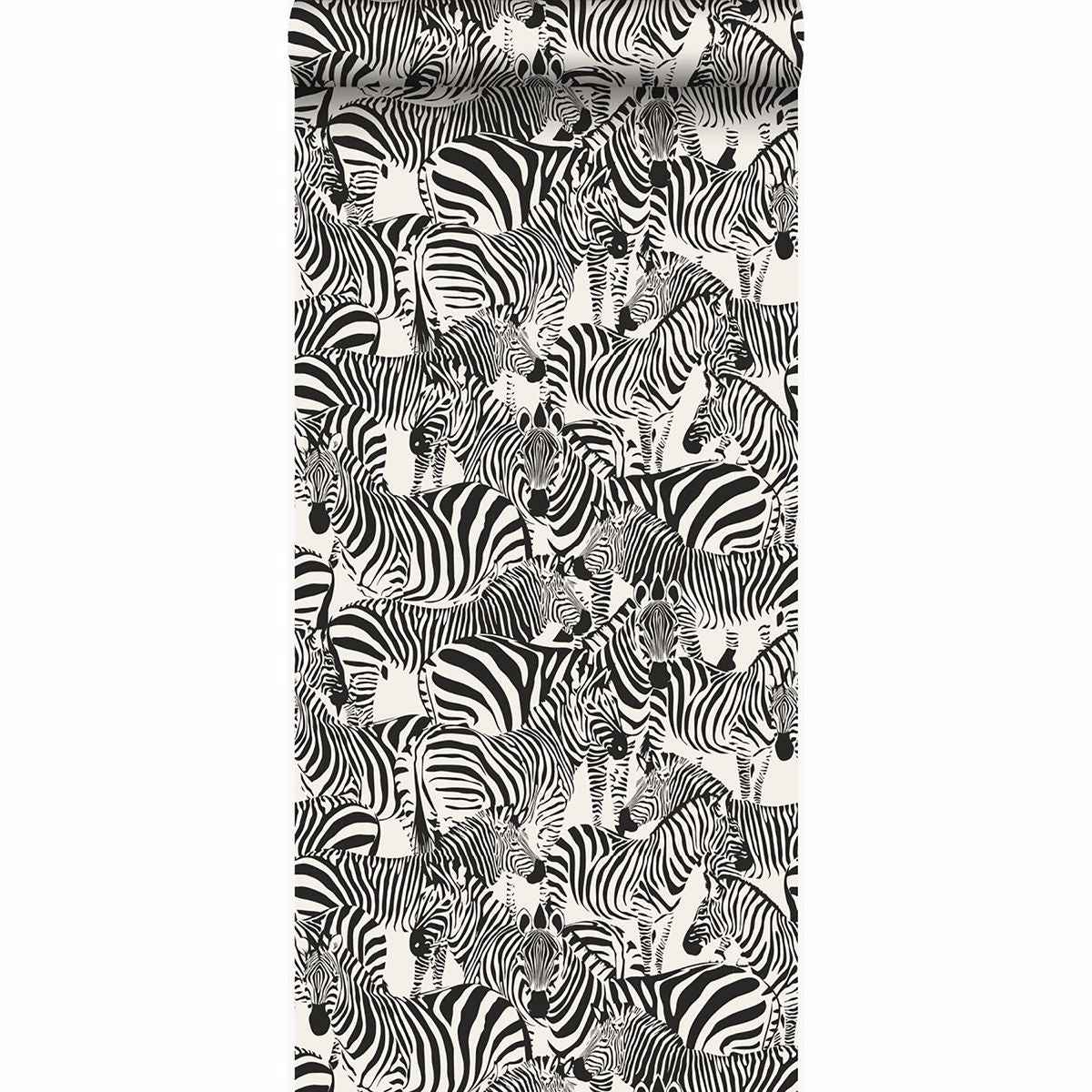 Jemima Black Zebra Wallpaper - York Wallcoverings - DD347453 - York Wallcoverings Wallpaper