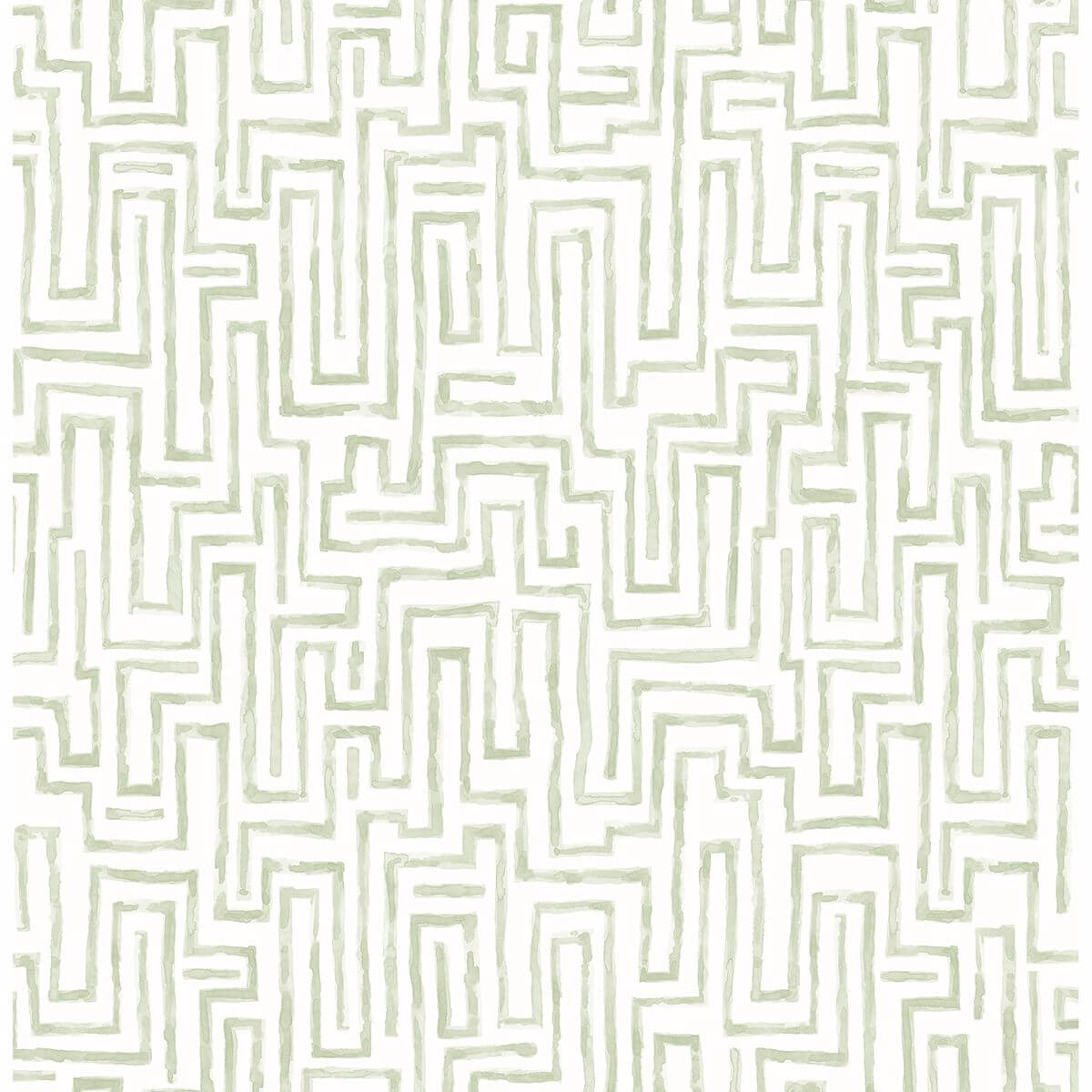 ramble-sage-geometric-wallpaper-york-wallcoverings-2861-25702 - York Wallcoverings Wallpaper