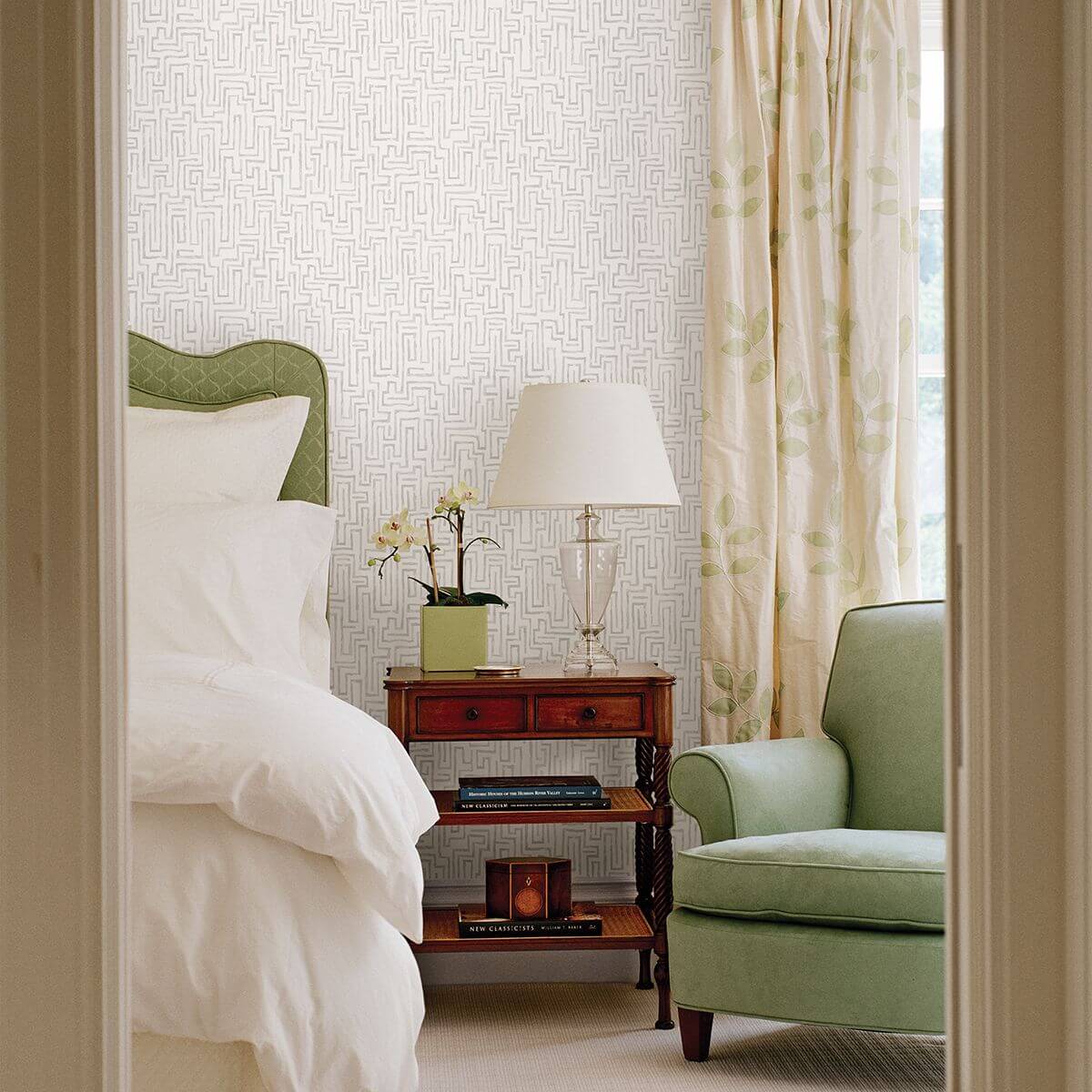 ramble-grey-geometric-wallpaper-york-wallcoverings-2861-25703 - York Wallcoverings Wallpaper