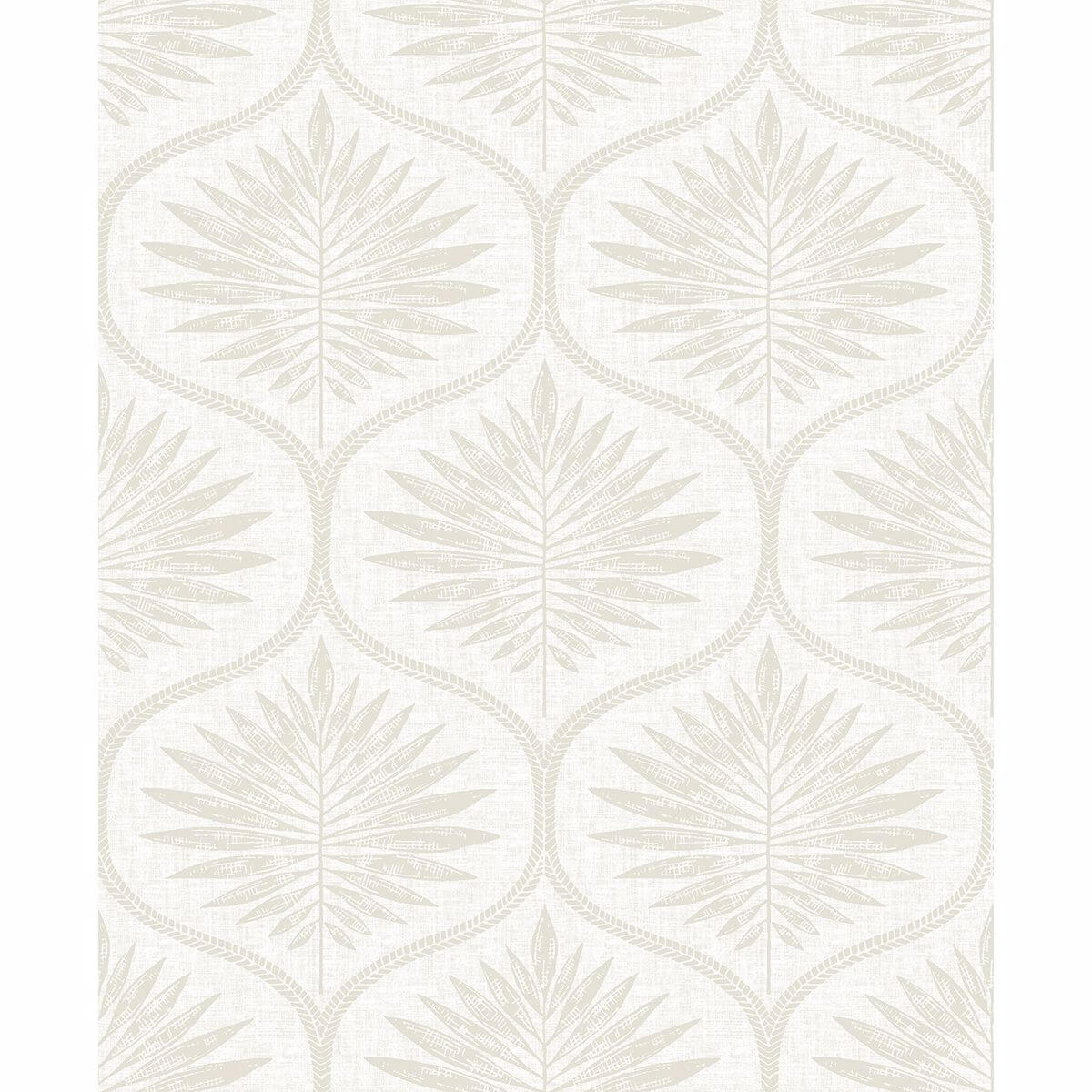 laurel-bone-ogee-wallpaper-york-wallcoverings-2861-25722 - York Wallcoverings Wallpaper