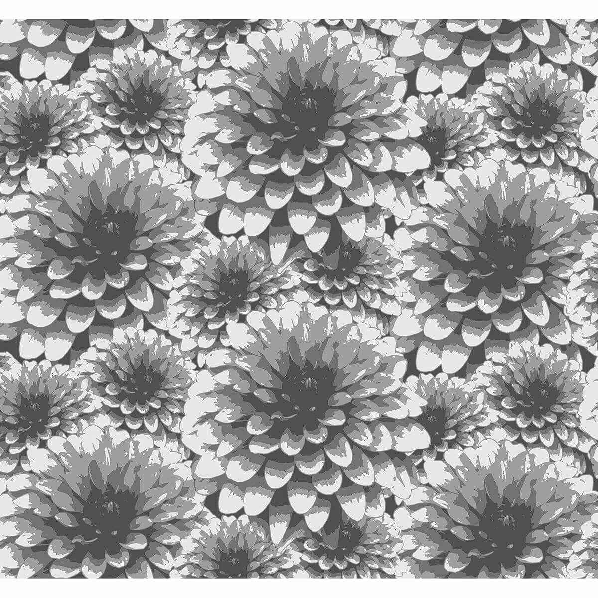 Umbra Charcoal Floral Wallpaper - York Wallcoverings - 2861-87518 - York Wallcoverings Wallpaper