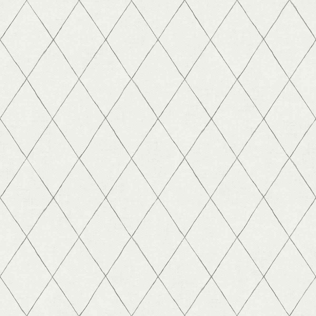 Rhombus Grey Geometric Wallpaper - York Wallcoverings - 2948-27001
