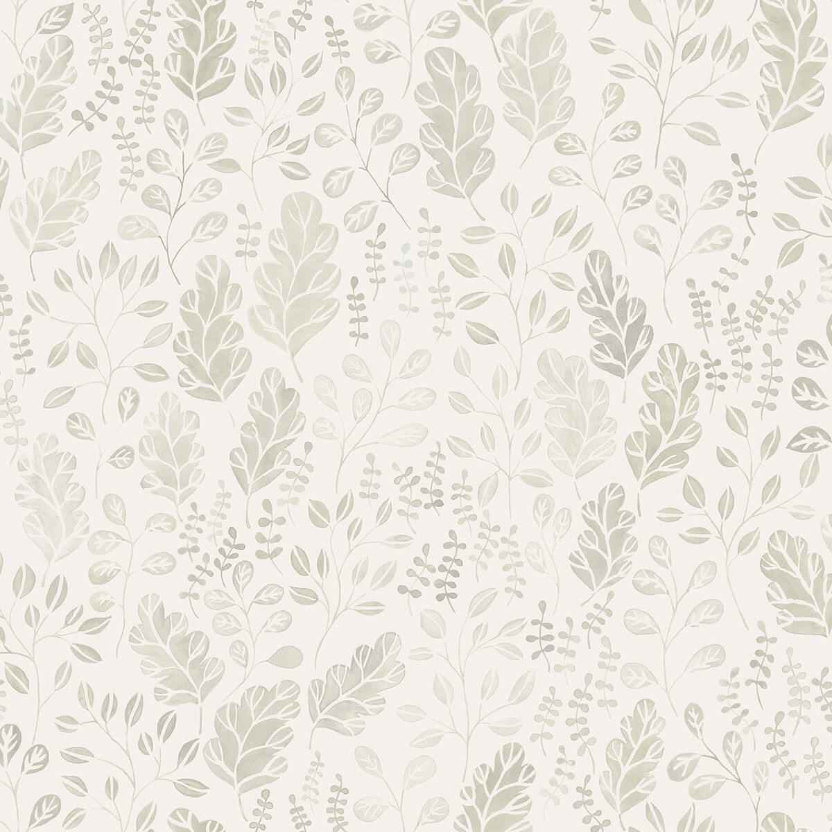 Isha Beige Leaf Wallpaper - York Wallcoverings - 2948-27011 - York Wallcoverings Wallpaper