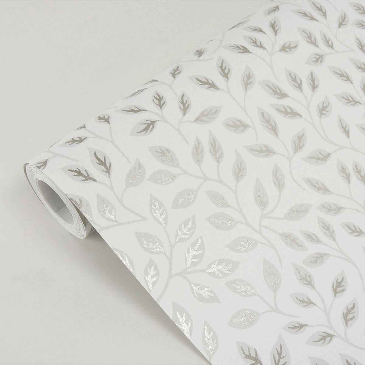 Posey White Vines Wallpaper - York Wallcoverings - 2948-33015 - York Wallcoverings Wallpaper